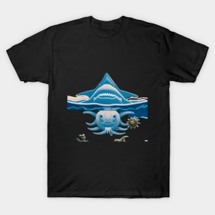 Blue Monster Of The Sea T-Shirt